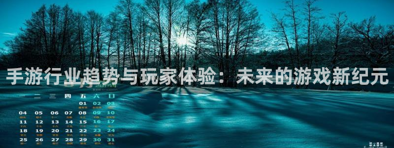 杜邦娱乐网页版地址:手游行业趋势与玩家体验:未来的游戏新纪元